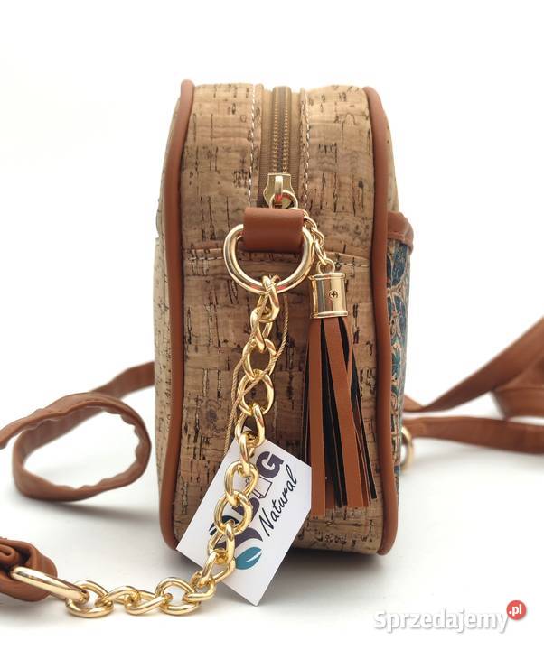 Torebka korkowa listonoszka box z chwostem z Moda i Styl Chełmek sprzedam