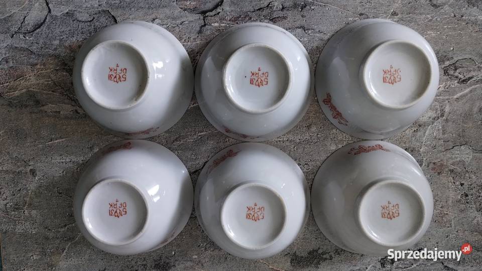 Miseczki salaterki PRL DPRK komplet 6 vintage Bydgoszcz sprzedam