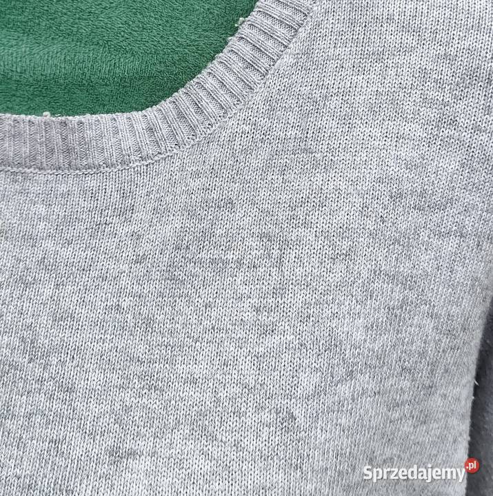 Szary prosty sweter L 40 XL 42 Szczecin