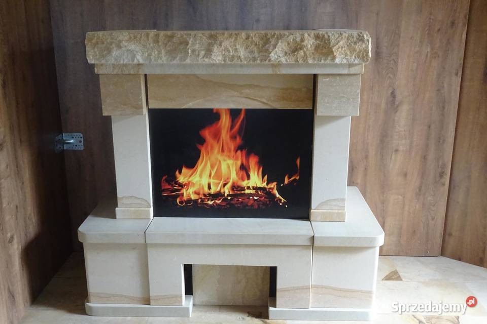 Obudowa obudowy kominka kominkowe z kamienia Radomsko sprzedam