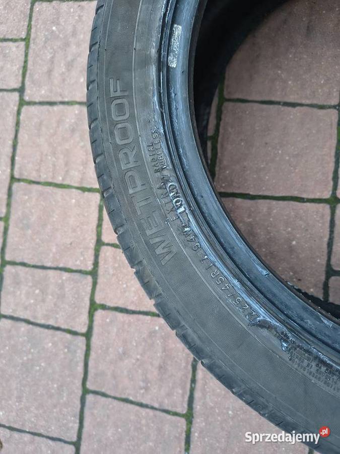 Opona Letnia 1 Nokian WETPROOF 22545 R17 2021R Otwock
