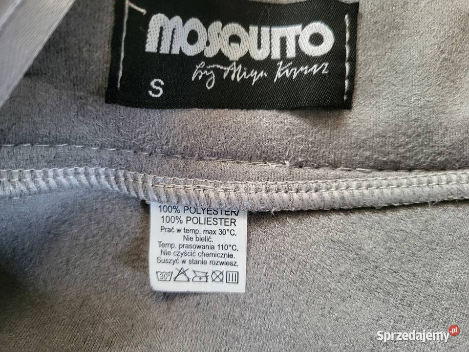 Szara spódnica Mosquito S z kieszeniami