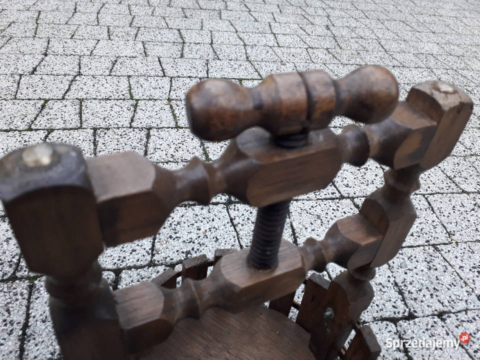 Pojemnik na orzechy z dziadkiem i stojak na wino Warszawa sprzedam