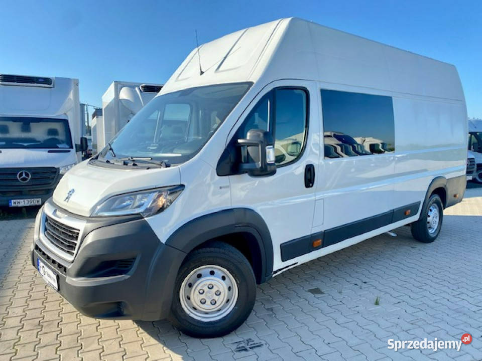 Peugeot Boxer Salon Brygadówka DOKA 7 osób Maxi serwisowany w ASO Peugeot