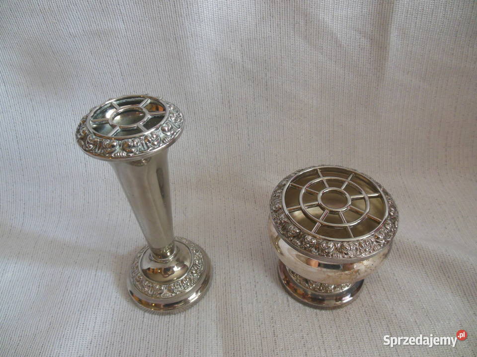 Świecznik i kielich z przykryciem plater Pozostałe świętokrzyskie Kielce