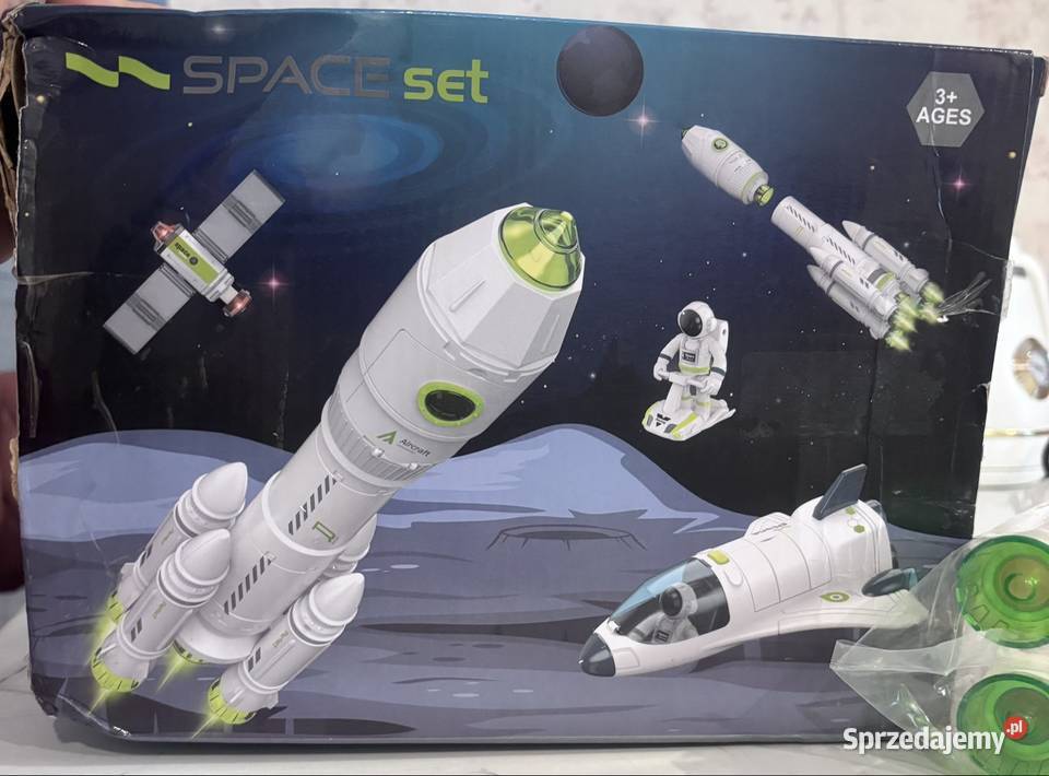 Space set Plane perfect Rakieta kosmiczna Sonda lubuskie