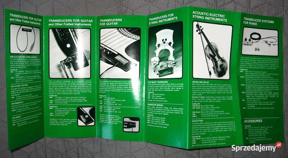 Barcus Berry katalogi i cenniki Kępice