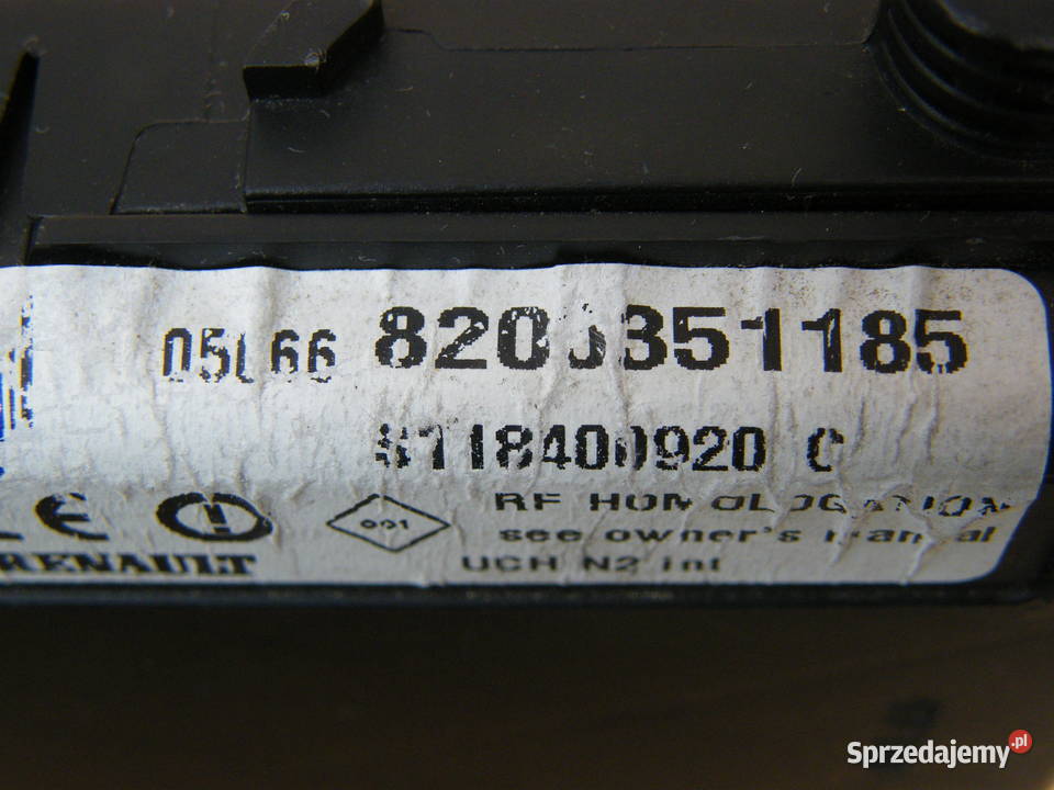 MODUŁ SKRZYNKA UCH RENAULT SIEMENS 8200351185 Wola Batorska