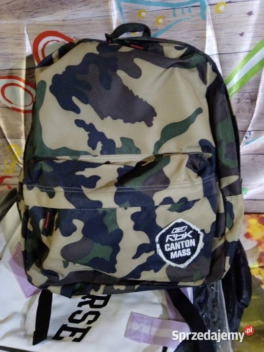 Plecak REEBOK kamuflaż nowy oryginalny Torby, plecaki i walizki Mińsk Mazowiecki