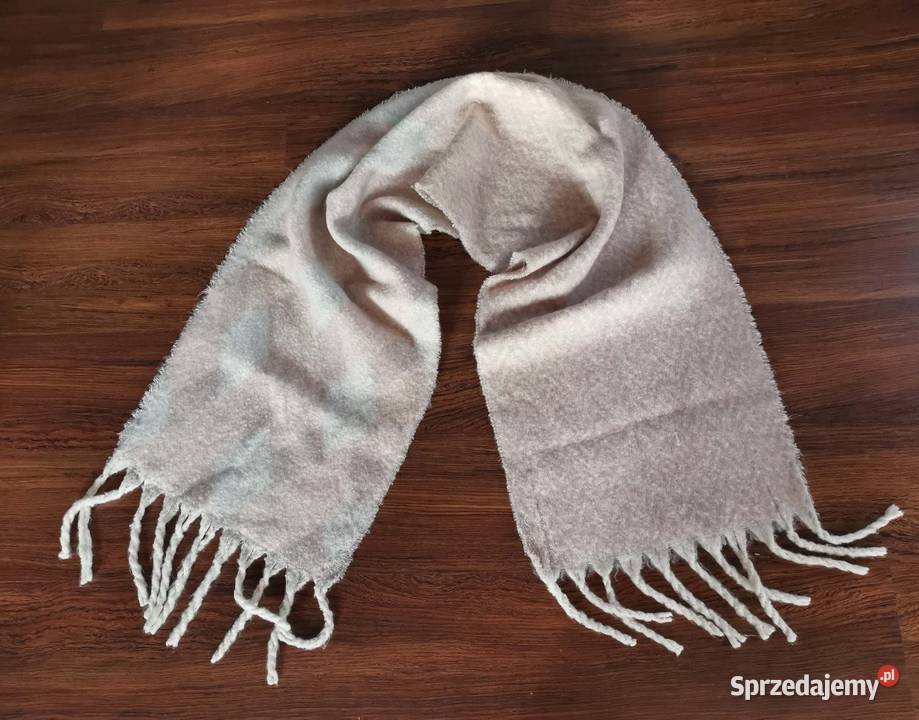 Szal zimowy damski gruby śląskie Lędziny