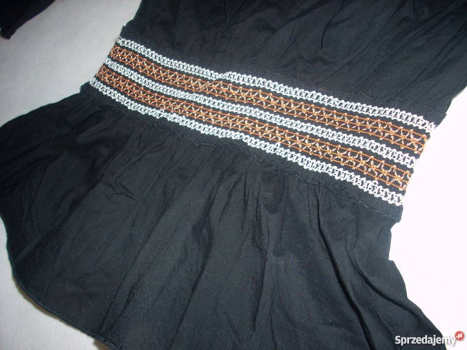 Editions Czarna Tunika Marszczona Gumkami 34 36 małopolskie Nowy Sącz sprzedam