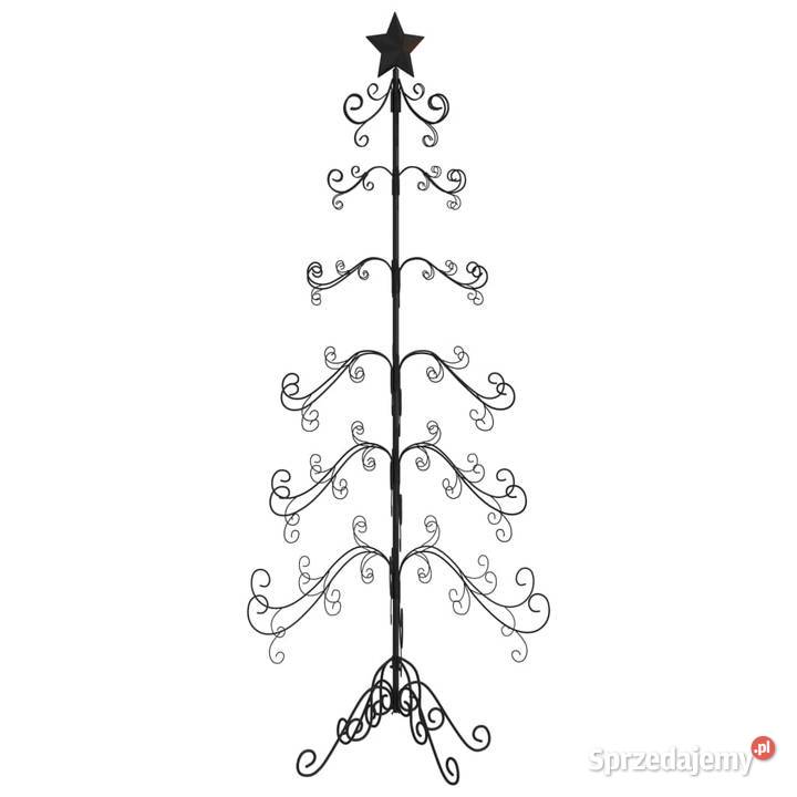 vidaXL Metalowa choinka świąteczna do dekoracji