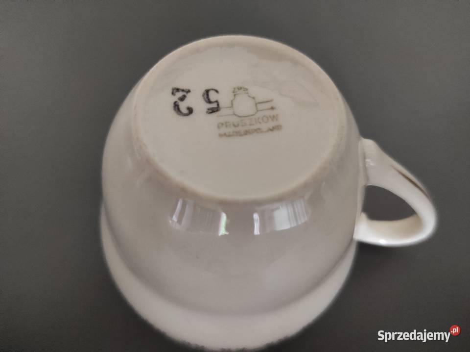 Filiżanki Sonia porcelana Pruszków 2 wzory