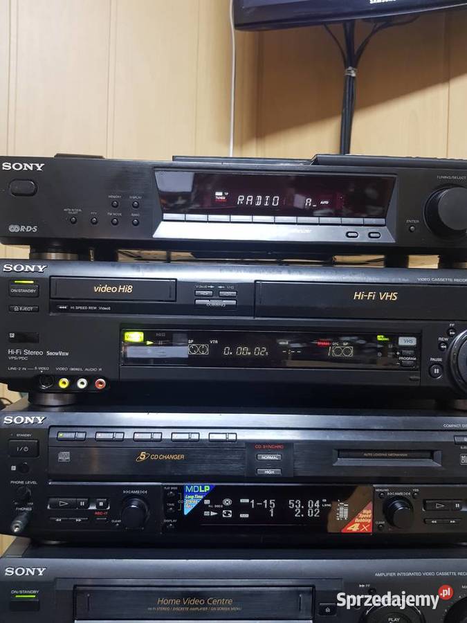 SONY MEGA ZESTAW VHSHi8 VHS KINO DOMOWE mazowieckie