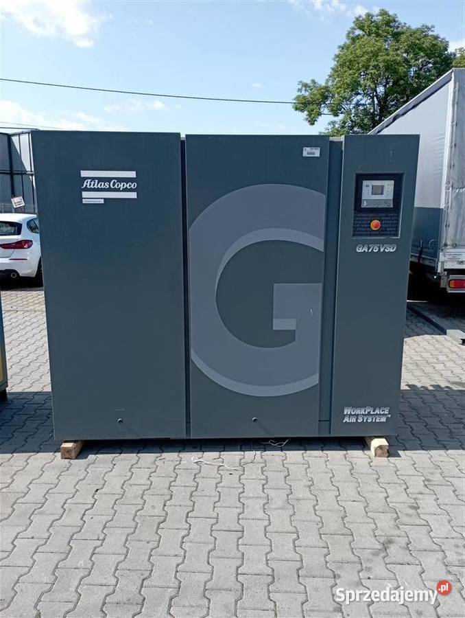 Sprężarka śrubowa ATLAS COPCO GA75VSD 75kW opolskie