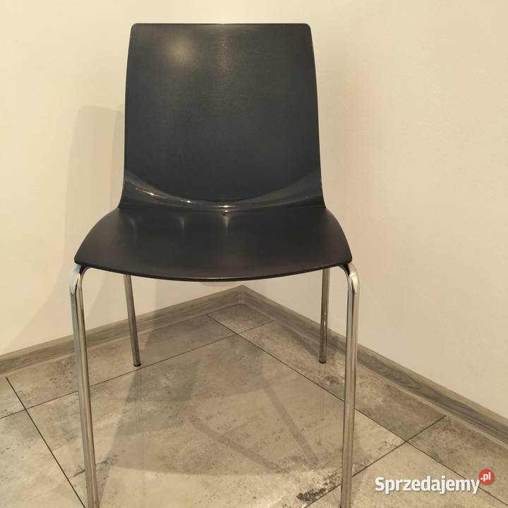 Krzesła plastikowe z metalowymi nogami Krzesła Lublin