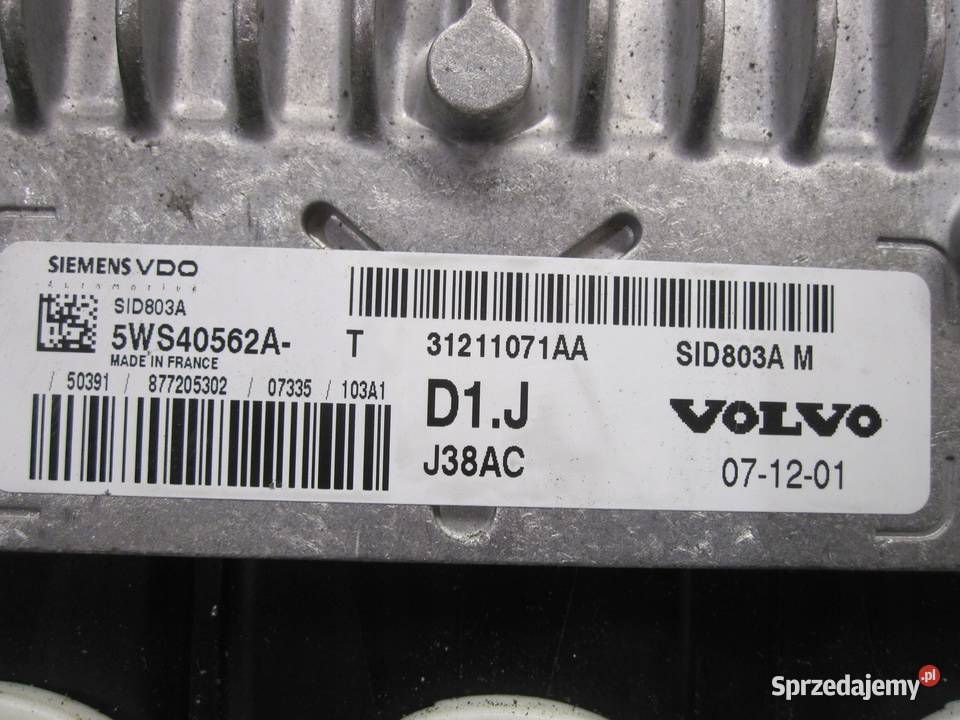 Volvo V50 S40 20 D komputer sterownik silnika świętokrzyskie Kielce