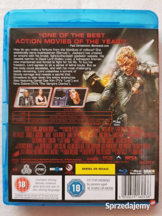 Arena Bluray En 2011 Samuel L Jackson Wytrzyszczki