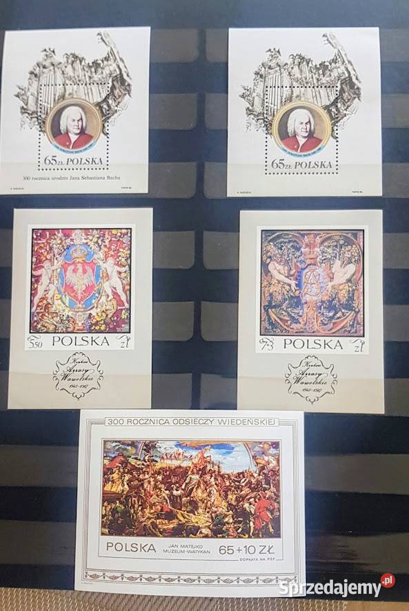 Bloczki znaczki różne Zielona Góra