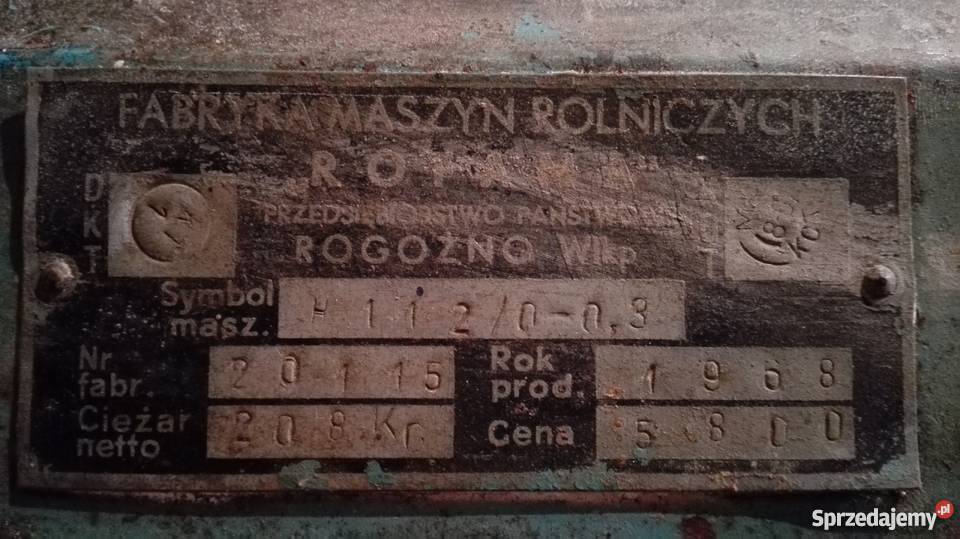 Srutownik na kamienie do zboza Gorlice