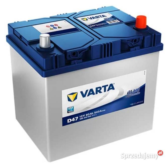 Akumulator VARTA Blue Dynamic D47 60Ah 540A EN P Siedlce