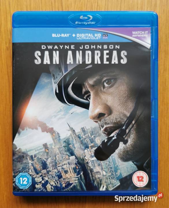 San Andreas Bluray En 2015 Dwayne Johnson pełne łódzkie Parzęczew sprzedam