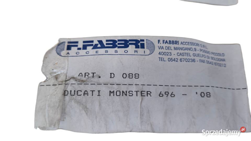 SZYBA OWIEWKA FABBRI DUCATI MONSTER 696 796 1100 Bielsk Podlaski sprzedam