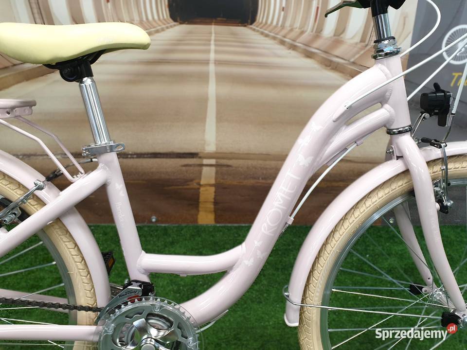Rower miejski dziewczynki dziecięcy Romet rama Szczucin