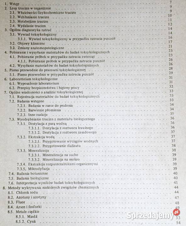 Ćwiczenia z toksykologii weterynaryjnej Zenon