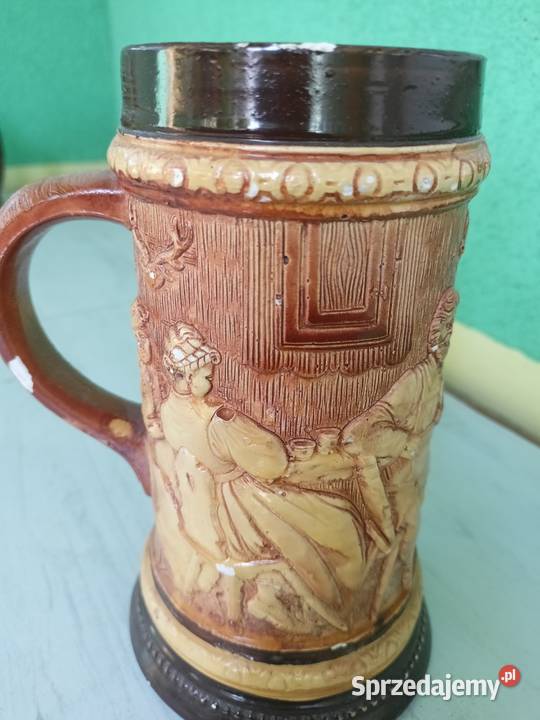 Kufel ozdobny ala drewno prl Tarnobrzeg sprzedam