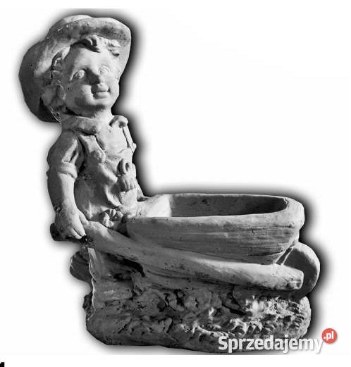 FIGURKA OGRODOWA betonowa rzeźba DZIECI D55 opolskie Nysa