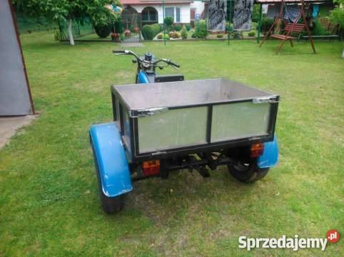 Wsk 125 trójkołowiec niebieski Maleniska