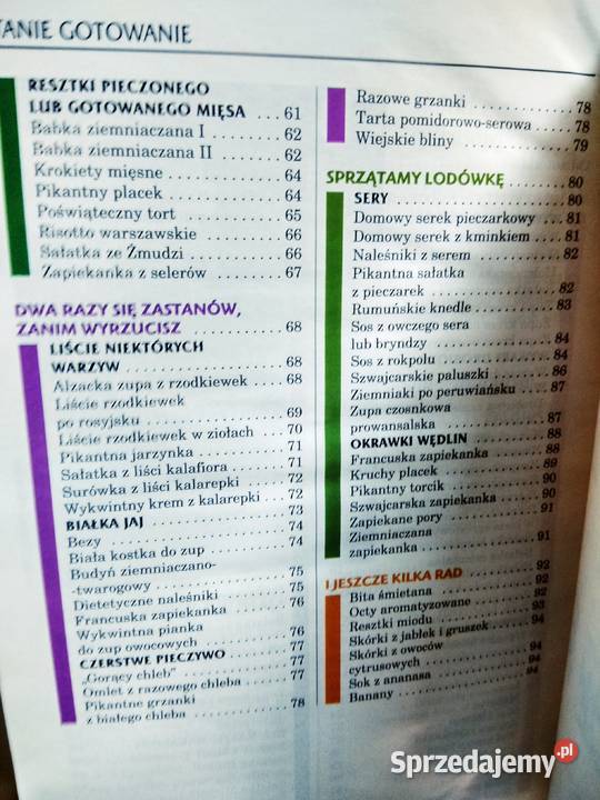 Tanie gotowanie książki używane antykwariat Warszawa
