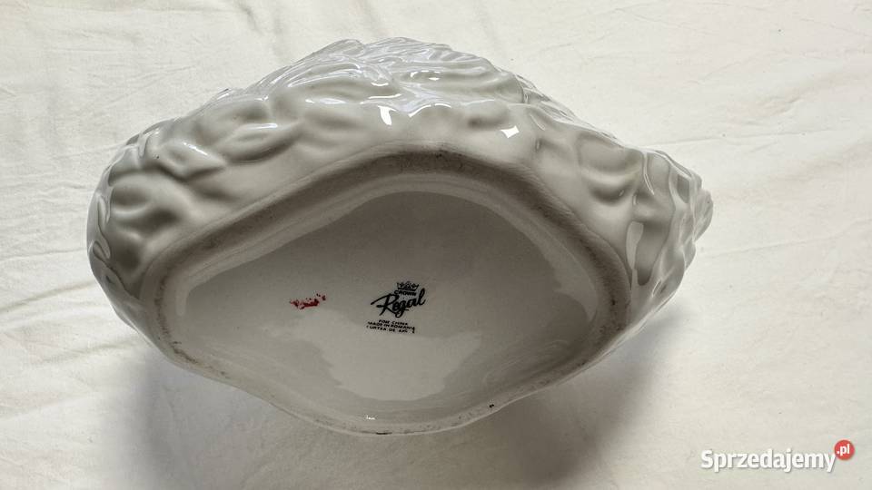 porcelanowy biały łabędż Sosnowiec