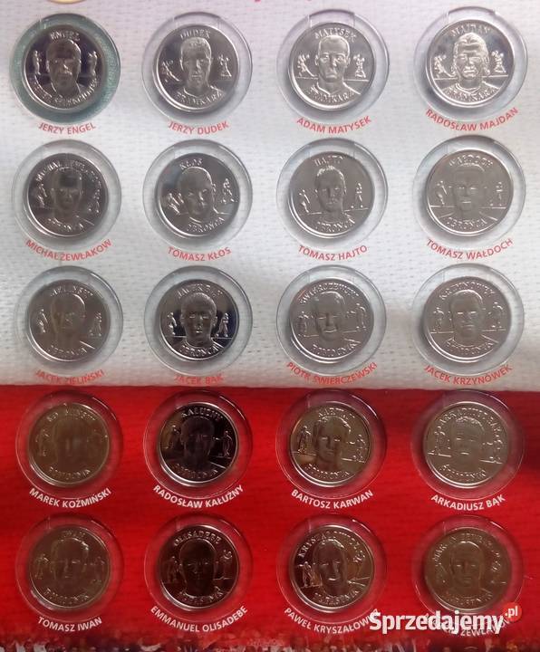 Album Medale Monety Zestaw Gwiazdy Reprezentacji Sosnowiec