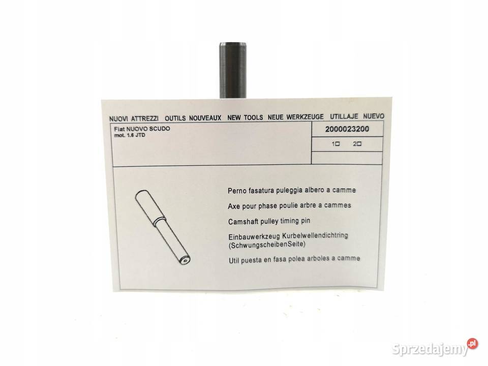 BLOKADA KOŁA ROZRZĄDU FIAT SCUDO 16 JTD ORYGINAŁ