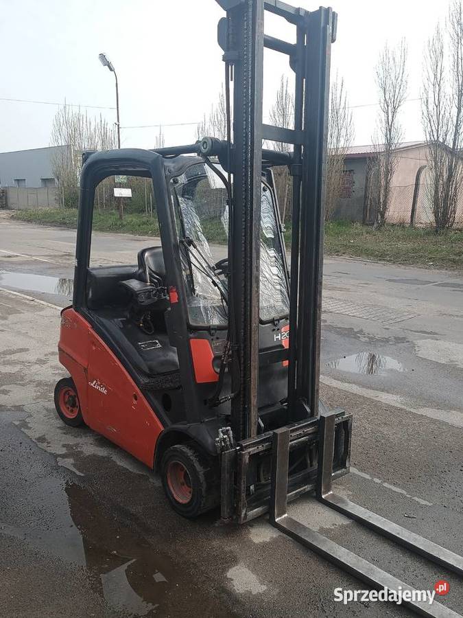 Wózek widłowy Linde H20 gaz łódzkie