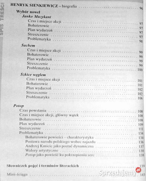 Opracowania lektury i wiersze 4 Pozytywizm