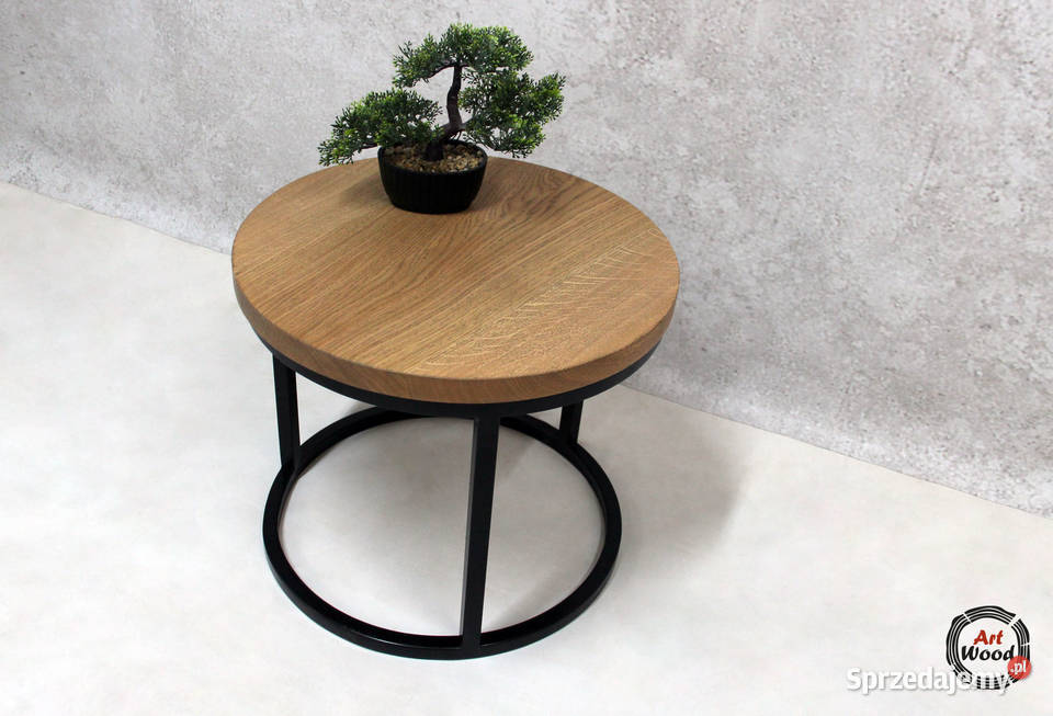 Stolik kawowy okrągły stolik kawowy loftowy Pozostałe Nowy Sącz
