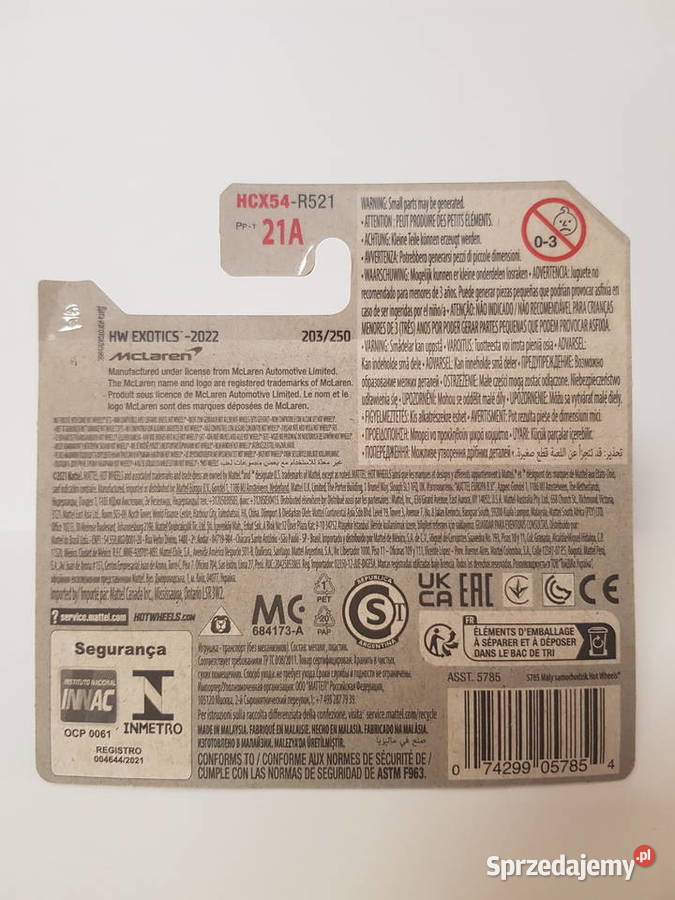 Hot Wheels McLaren Elva 203250 wielkopolskie