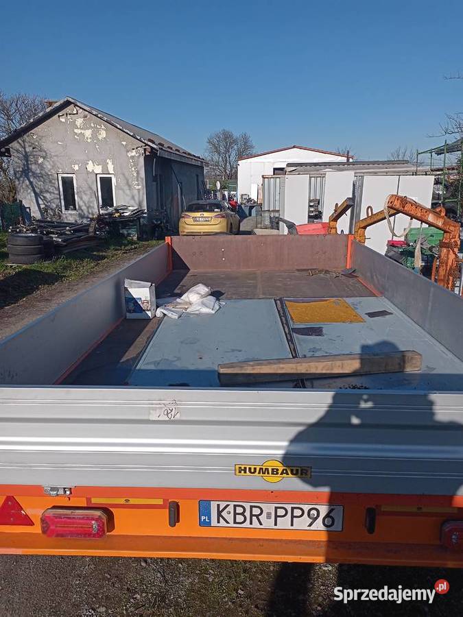 przyczepa samochodowa Boeckman 41x21 m Brzesko sprzedam