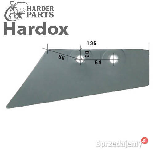 Lemiesz przedpłużka HARDOX 631109L części do Suwałki