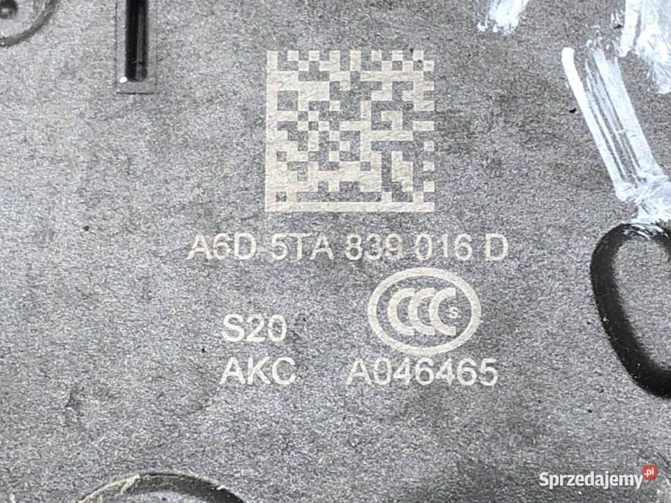 ZAMEK DRZWI PRAWY TYŁ SKODA KODIAQ Hatchback osobowe