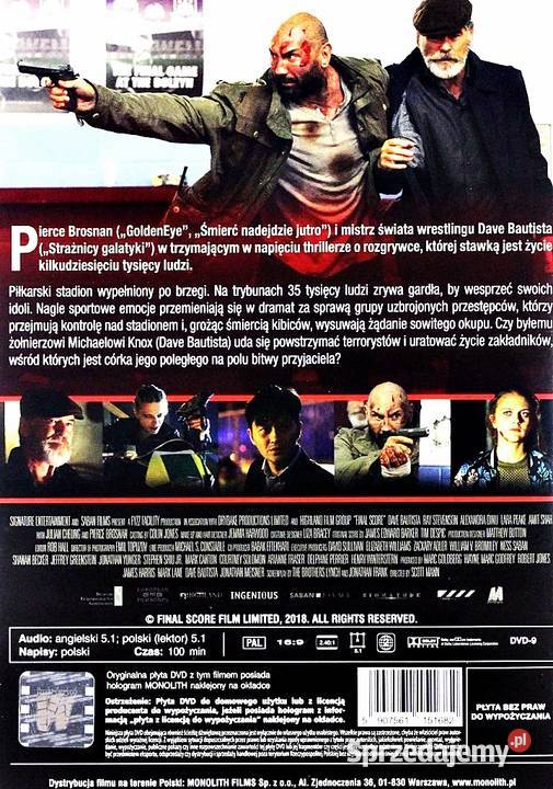 OSTATECZNA ROZGRYWKA PIERCE BROSNAN