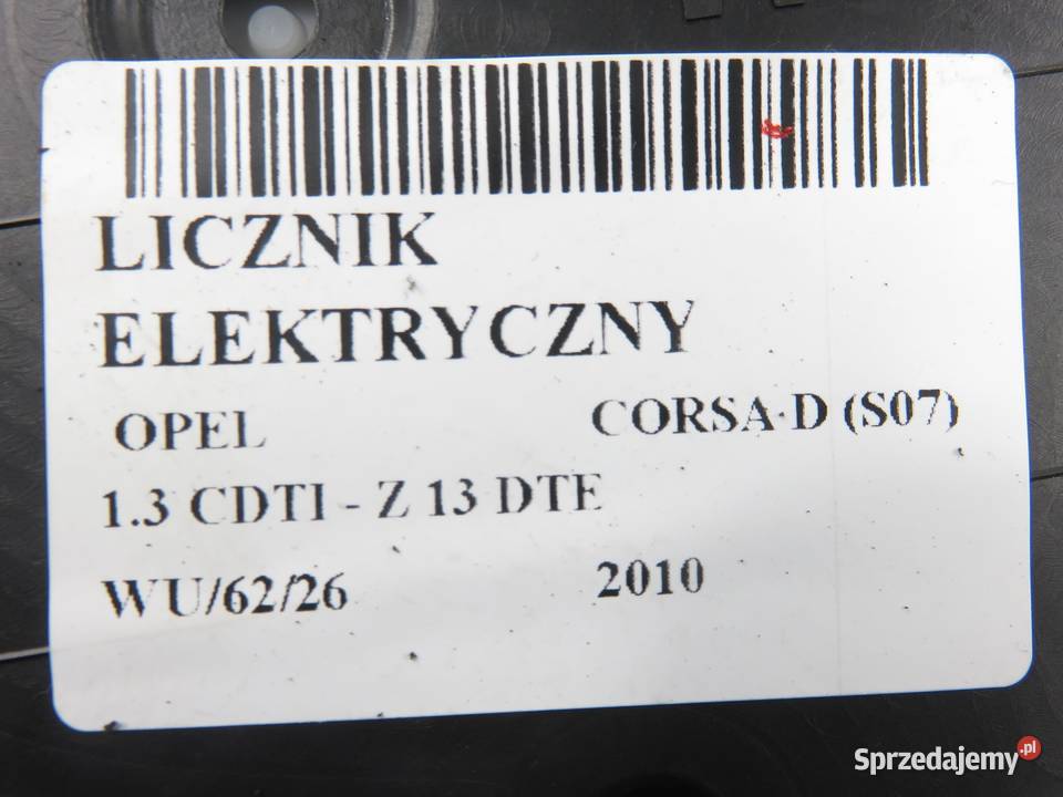 LICZNIK OPEL CORSA D 13 CDTI P0013316504QZ