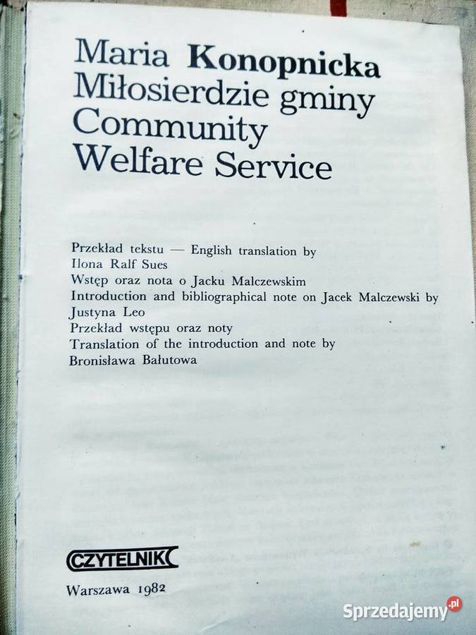 Konopnicka wydanie pierwsze ładne prezenty Antykwariat Warszawa sprzedam