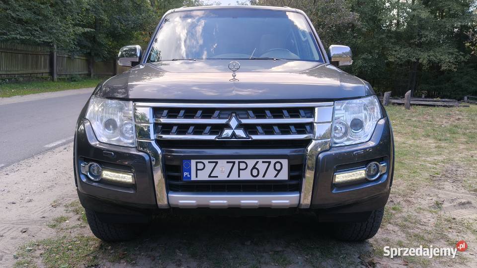 Mitsubishi Pajero PLATINUM 1 właściciel bez grafitowy Poznań sprzedam