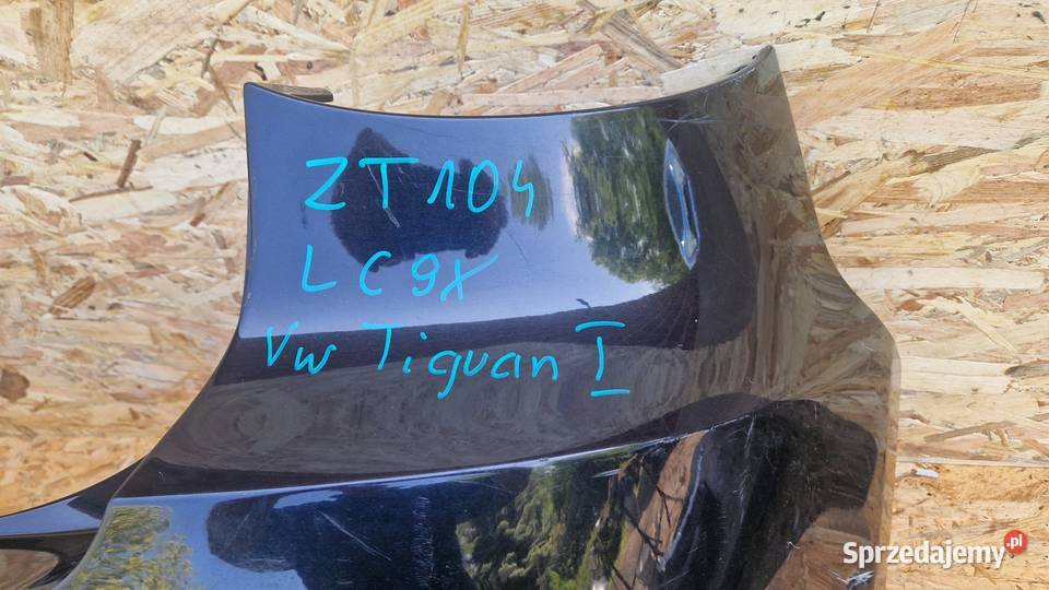 VW TIGUAN 1 I ZDERZAK TYLNY TYŁ KOD LAK LC9X osobowe Słowikowo
