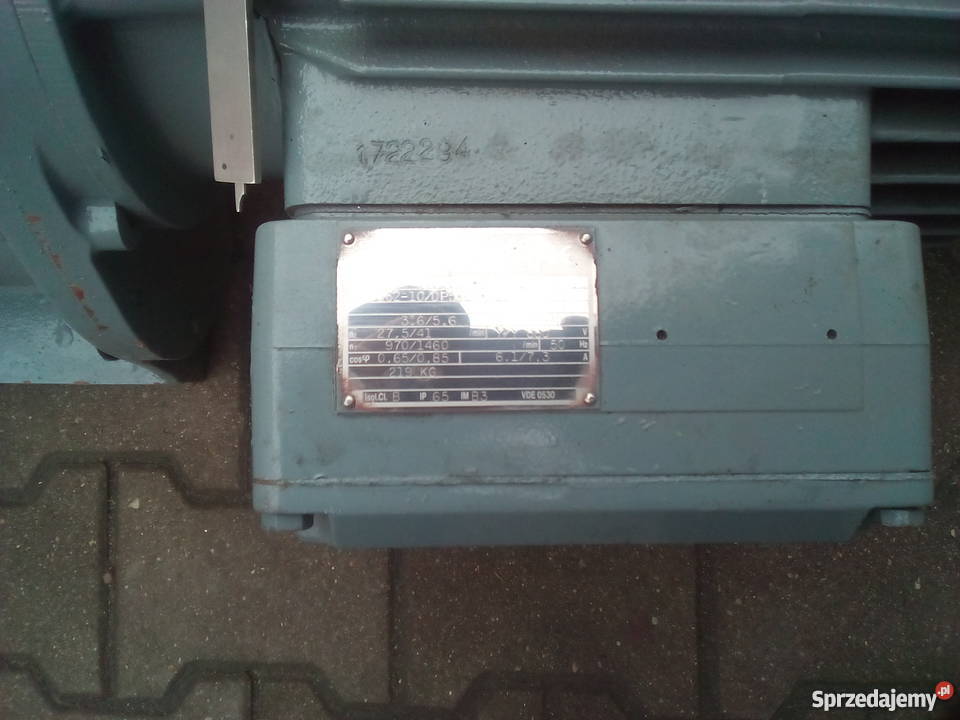 Motoreduktor 36 kW 56 kW 27541 obr 3faz Produkcja Leszno