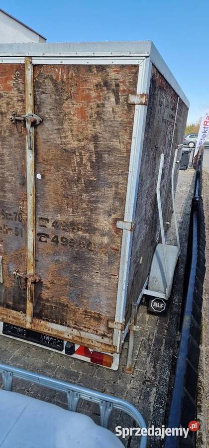 Przyczepa jednoosiowa 1300DMC 300x140x189 towarowe Koszalin sprzedam